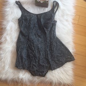 Shore shapes 12 swimdress scoop back one piece